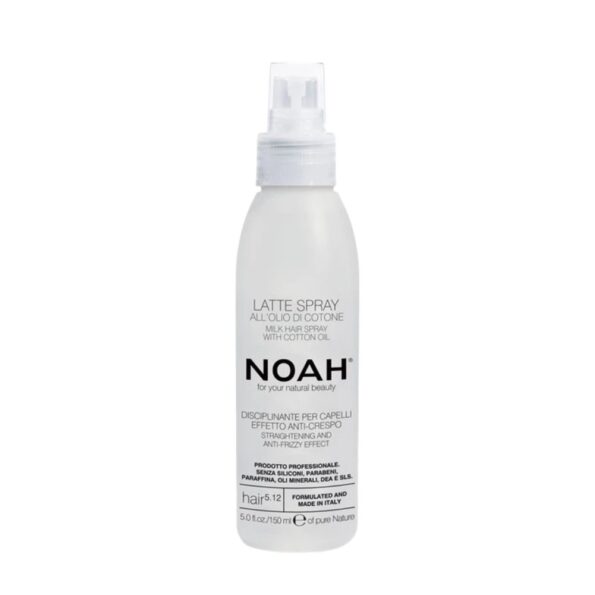 Noah 5.12 Alisador de cabello con leche y efecto anti-encrespamiento 150ml